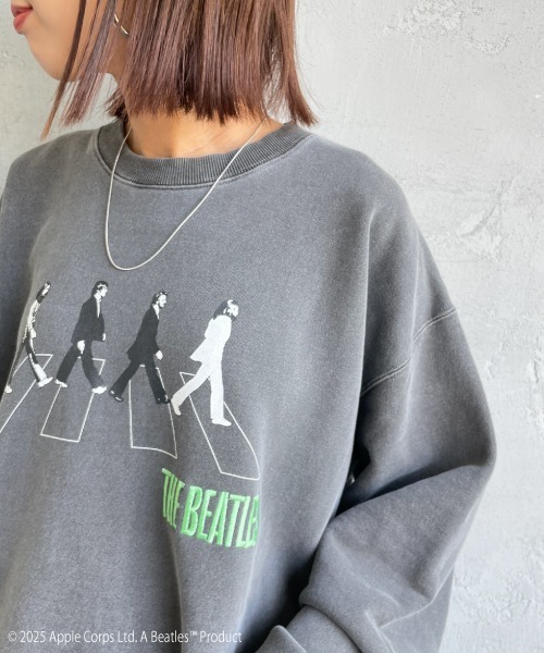 GOOD ROCK SPEED（グッドロックスピード）の「[GOOD ROCK SPEED/グッドロックスピード] 別注 THE BEATLES プリントスウェット（スウェット・レディース・チャコールグレー・M/L/XL）」の14枚目の写真