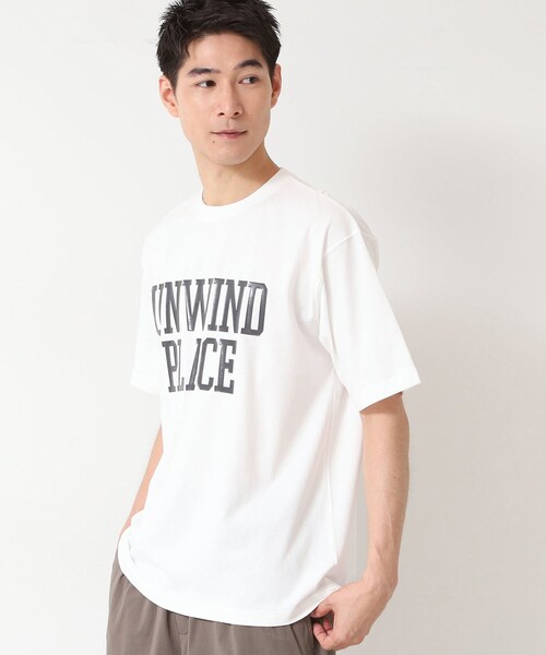 Dessin(デッサン)の「【洗える】オーガニックコットン ロゴプリントTシャツ(Tシャツ/カットソー・メンズ・グレー/チャコールグレー/ホワイト・02/03)」の1枚目の写真
