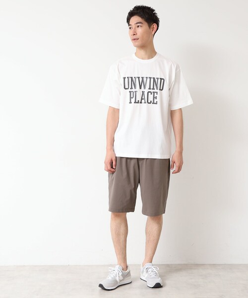Dessin(デッサン)の「【洗える】オーガニックコットン ロゴプリントTシャツ(Tシャツ/カットソー・メンズ・グレー/チャコールグレー/ホワイト・02/03)」の10枚目の写真