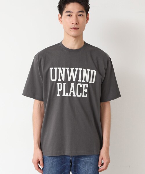 Dessin(デッサン)の「【洗える】オーガニックコットン ロゴプリントTシャツ(Tシャツ/カットソー・メンズ・グレー/チャコールグレー/ホワイト・02/03)」の20枚目の写真