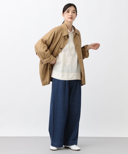 セール】《先行予約/natural by clip》リネンツイルコクーン