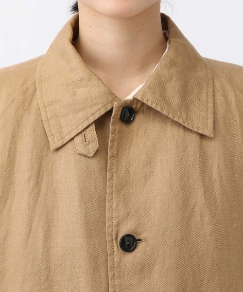 studio CLIP（スタディオクリップ）の「《先行予約/natural by clip》リネンツイルコクーンコート（チェスターコート・レディース・ベージュ・FREE）」の12枚目の写真