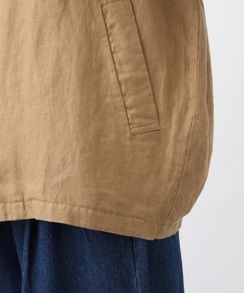 studio CLIP（スタディオクリップ）の「《先行予約/natural by clip》リネンツイルコクーンコート（チェスターコート・レディース・ベージュ・FREE）」の14枚目の写真