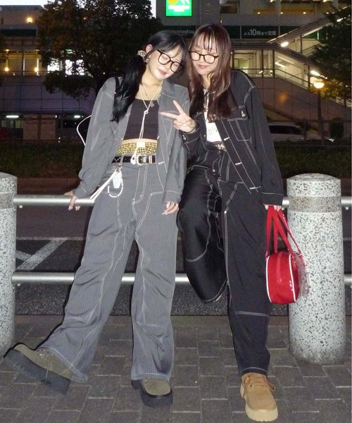 sedacle(セダクル)の「ステッチダブルニースラックス(スラックス・レディース・ネイビー/ブラック/グレー・SMALL/MEDIUM/LARGE)」の5枚目の写真