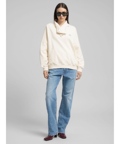 REPLAY（リプレイ）の「ハイラップネック スウェットシャツ（スウェット・レディース・ブラック・X-SMALL/MEDIUM/SMALL）」の2枚目の写真