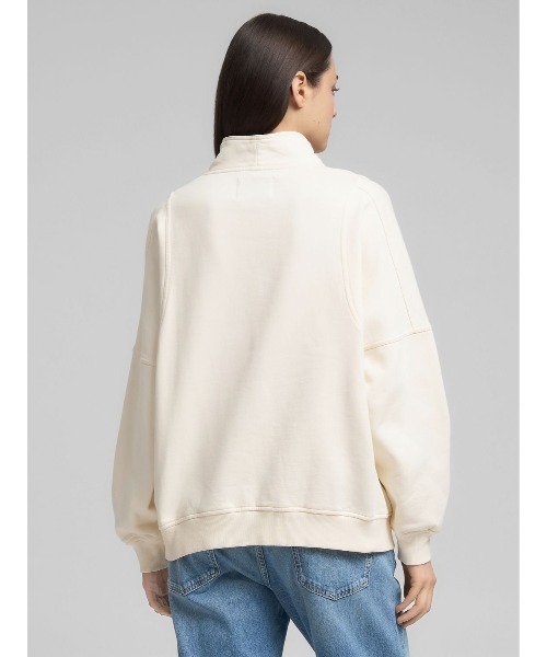 REPLAY（リプレイ）の「ハイラップネック スウェットシャツ（スウェット・レディース・ブラック・X-SMALL/MEDIUM/SMALL）」の3枚目の写真