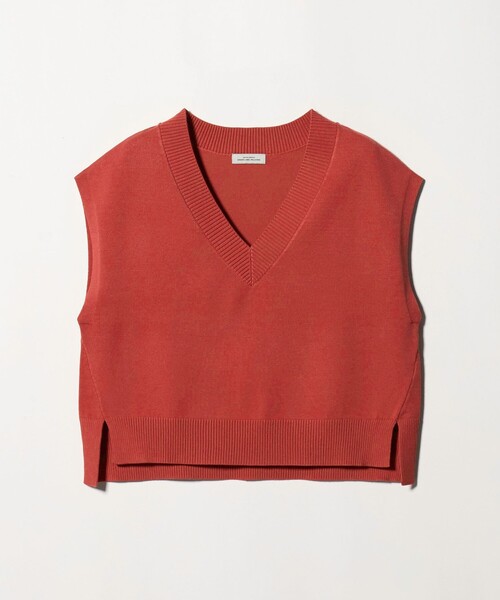 セール】Vネック ニット ベスト（ベスト）｜green label relaxing