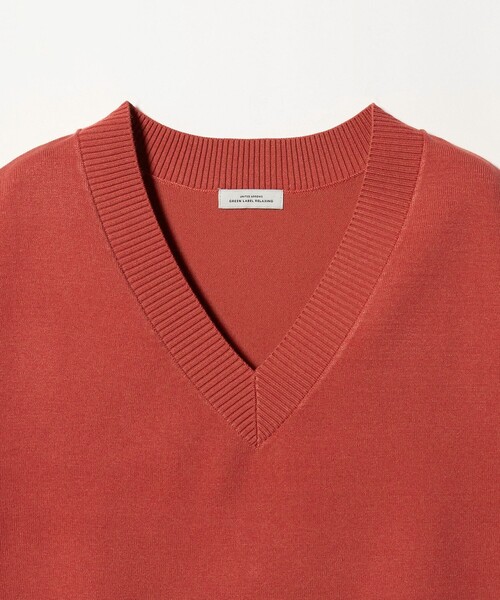 セール】Vネック ニット ベスト（ベスト）｜green label relaxing