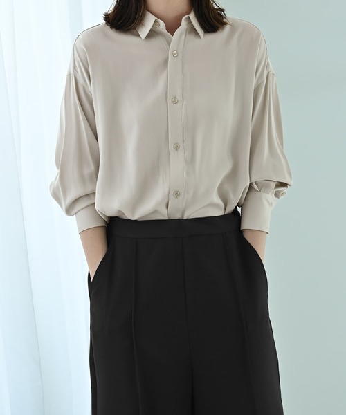 STYLE DELI(スタイルデリ)の「【Kana Oyama×BLK001】ワイドパンツ(その他パンツ・レディース・ブラック/ネイビー・FREE)」の9枚目の写真