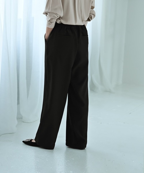 STYLE DELI(スタイルデリ)の「【Kana Oyama×BLK001】ワイドパンツ(その他パンツ・レディース・ブラック/ネイビー・FREE)」の10枚目の写真