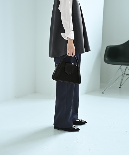 STYLE DELI(スタイルデリ)の「【Kana Oyama×BLK001】ワイドパンツ(その他パンツ・レディース・ブラック/ネイビー・FREE)」の18枚目の写真