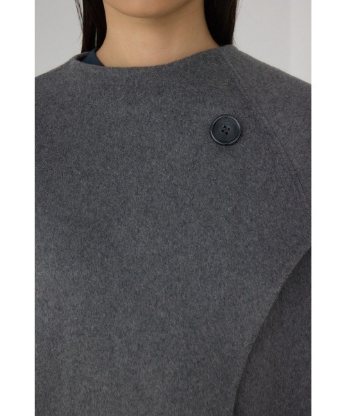 AZUL by moussy（アズールバイマウジー）の「【PLUS】ストールリバーポンチョ（ポンチョ・レディース・ベージュ/グレー・FREE）」の9枚目の写真