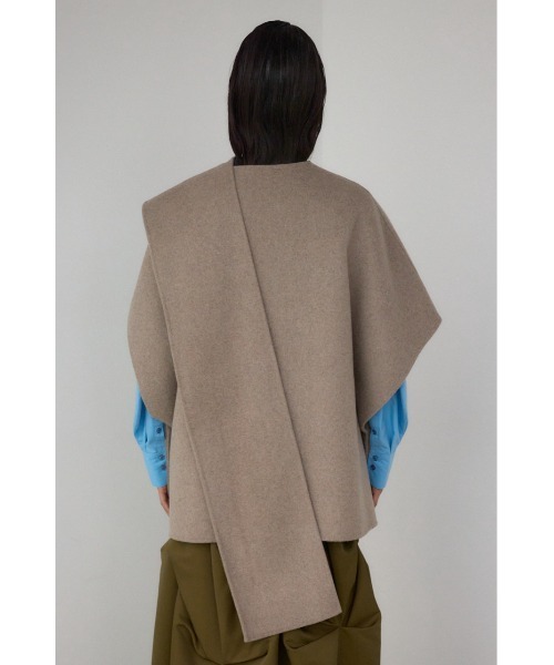 リトアニアBarker社　ウールポンチョブランケット リトアニアBarker社 ウールヘリンボンブランケット - メルカリ