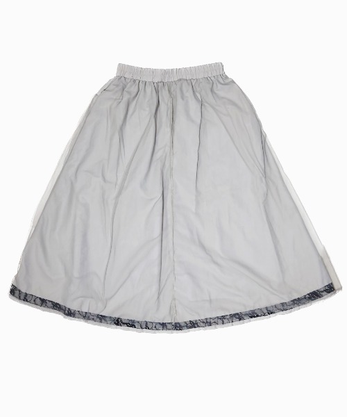 CRYSTAL BALL（クリスタルボール）の「Tulle Lace Pocket Skirt（スカート・レディース・グレー・FREE）」の4枚目の写真