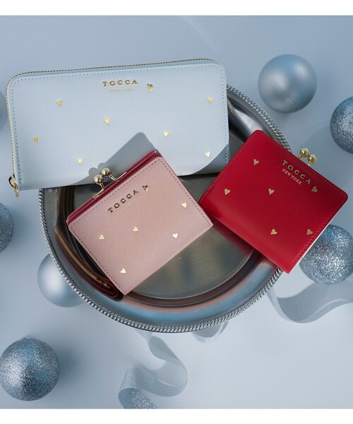 TOCCA（トッカ）の「LUCKY SHOWER LONGWALLET 長財布（財布・レディース・レッド系/ブラック系/ブルー系/ピンク系・F）」の6枚目の写真