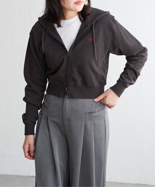 VENCEEXCHANGE(ヴァンスエクスチェンジ)の「BEVERLY HILLS POLO CLUB クロップドフルジップパーカー(パーカー・レディース・グレー/ブラック/オレンジ/グリーン/ブルー/杢グレー・FREE)」の2枚目の写真