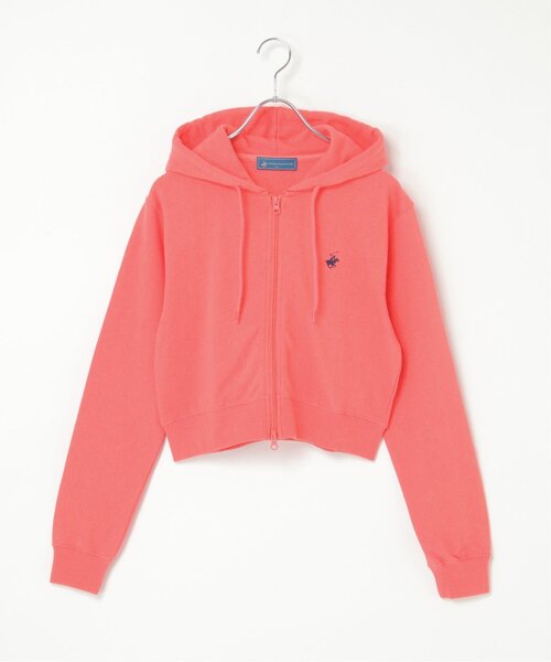 VENCEEXCHANGE(ヴァンスエクスチェンジ)の「BEVERLY HILLS POLO CLUB クロップドフルジップパーカー(パーカー・レディース・グレー/ブラック/オレンジ/グリーン/ブルー/杢グレー・FREE)」の15枚目の写真