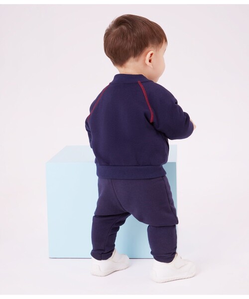 PETIT BATEAU（プチバトー）の「カーディガン（カーディガン/ボレロ・キッズ・ブルー・12MONTH/18MONTH/24MONTH/36MONTH）」の3枚目の写真
