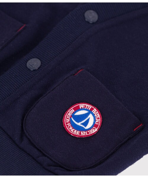 PETIT BATEAU（プチバトー）の「カーディガン（カーディガン/ボレロ・キッズ・ブルー・12MONTH/18MONTH/24MONTH/36MONTH）」の7枚目の写真