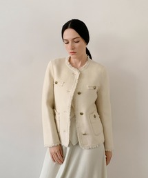 DECADE CLASSIC（ディケイド クラシック）の「DECADE CLASSIC フリンジノーカラーコート (AW)（ノーカラーコート）」