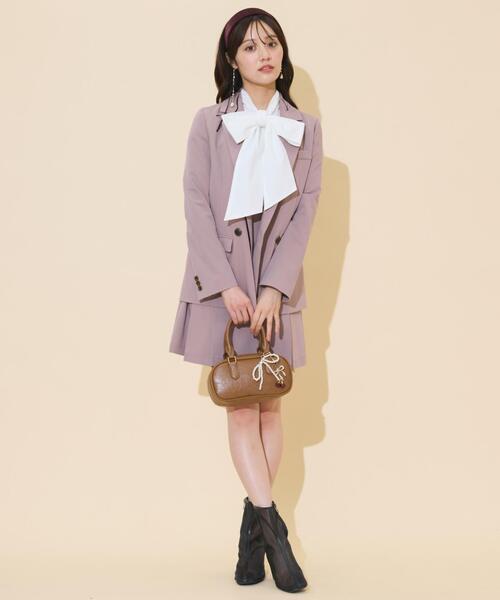 WILLSELECTION(ウィルセレクション)の「ハイウエストプリーツミニスカート(スカート・レディース・ピンク/ダークブラウン/ブラック・FREE)」の16枚目の写真