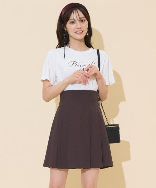 WILLSELECTION(ウィルセレクション)の「ハイウエストプリーツミニスカート(スカート・レディース・ピンク/ダークブラウン/ブラック・FREE)」の19枚目の写真