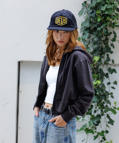 BEVERLY HILLS POLO CLUB(ビバリーヒルズポロクラブ)の「【BEVERY HILLS P.C/ビバリーヒルズポロクラブ】クロップドフルジップフーディ/トップス/パーカー【WEB限定】(パーカー・レディース・グレー/ブラック・フリー)」の7枚目の写真