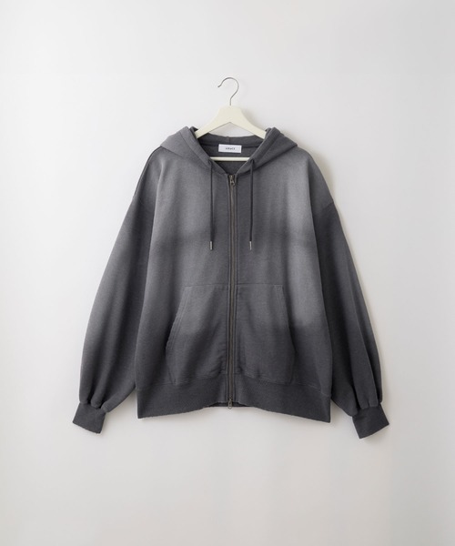SERACE】Vintage design heavy weight spray full zip parker