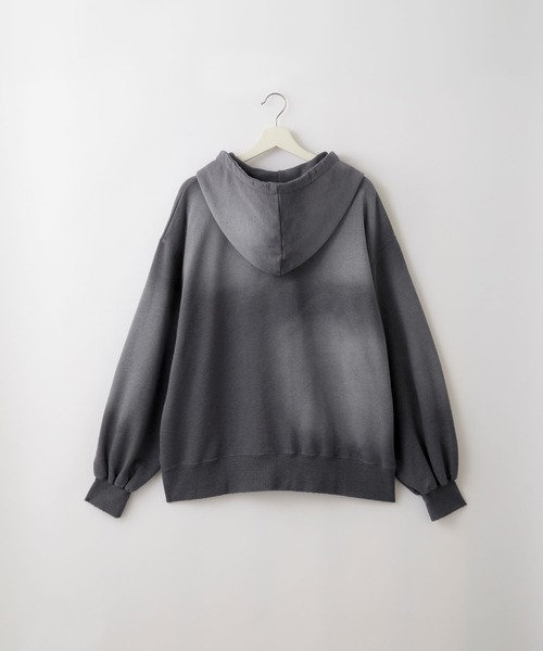 SERACE（セラス）の「【SERACE】Vintage design heavy weight spray full zip parker / ヴィンテージデザインヘビーウェイトスプレーフルジップパーカー（パーカー・メンズ・ブラック/グレー/ブルー/ホワイト・L/S/M）」の14枚目の写真