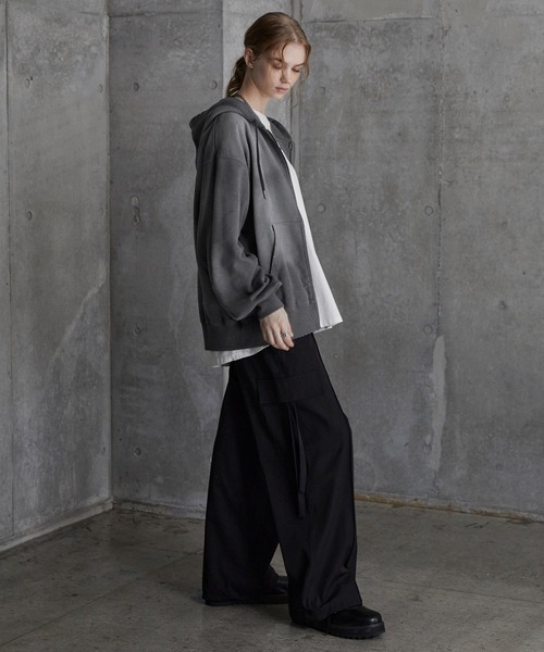 SERACE】Vintage design heavy weight spray full zip parker