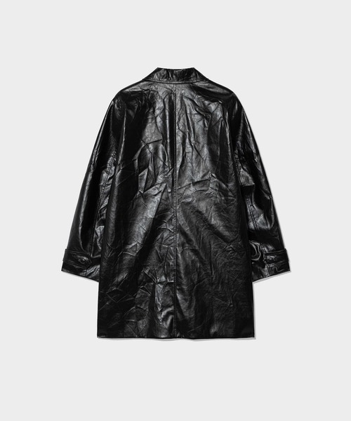 LOW CLASSIC(ロウ クラシック)の「TEXTURED LEATHER HALF COAT(その他アウター・レディース・ブラック・S)」の18枚目の写真