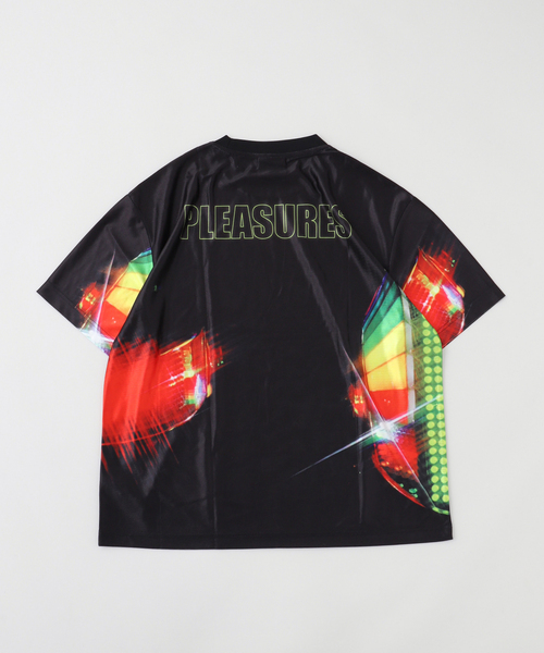 PLEASURES（プレジャー）の「PLEASURES × DAFTPUNK DAFT CLUB SPORT SHIRT（Tシャツ/カットソー・メンズ・ブラック・MEDIUM/LARGE）」の6枚目の写真
