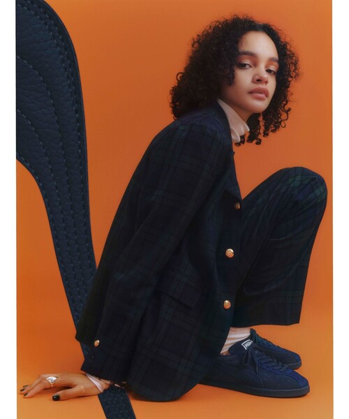 PUMA(プーマ)の「【ビームスの百名品】PUMA /【別注】BRASIL(スニーカー・レディース・ネイビー・23/23.5/24/24.5/25)」の2枚目の写真