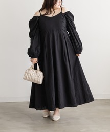 CLETTEオリジナル3WAYスリーブロングワンピース