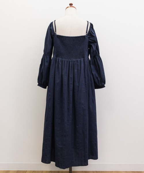 CLETTE(クレット)の「CLETTEオリジナル3WAYスリーブロングワンピース(ワンピース・レディース・アイボリー系/ネイビー/ブラック/ブラック系その他・LL/4L/3L)」の22枚目の写真