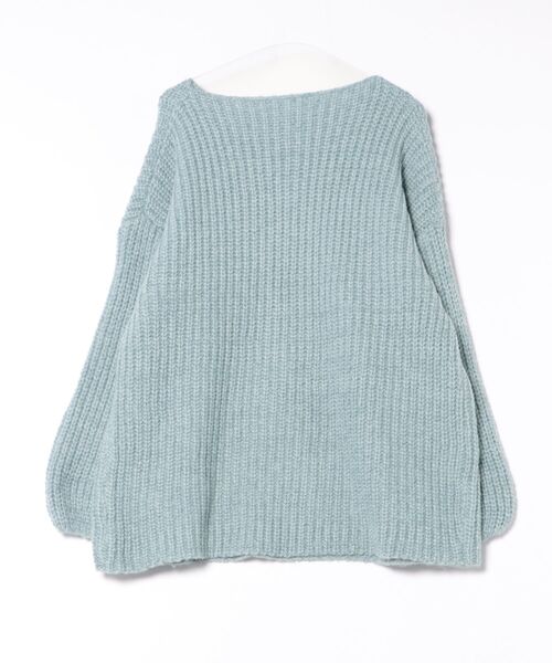 H.TOKYO(エイチトウキョウ)の「ゆったりシルエット チュニックニット(ニット/セーター・レディース・ライトグレー/ブラック/ライトブルー・FREE)」の4枚目の写真
