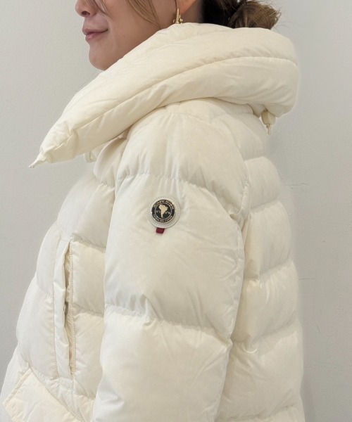 CAPEHORN（ケープホーン）の「CAPEHORN（ケープホーン）CONARIPE（ダウンジャケット/コート・レディース・ブラック/ホワイト・40/42）」の12枚目の写真