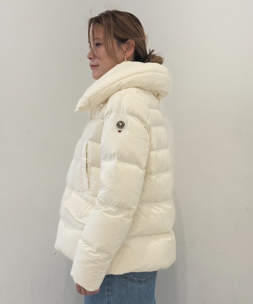 CAPEHORN（ケープホーン）の「CAPEHORN（ケープホーン）CONARIPE（ダウンジャケット/コート・レディース・ブラック/ホワイト・40/42）」の15枚目の写真