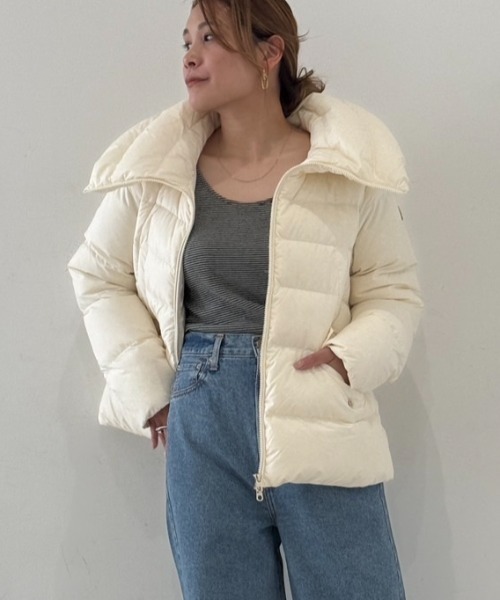 CAPEHORN（ケープホーン）の「CAPEHORN（ケープホーン）CONARIPE（ダウンジャケット/コート・レディース・ブラック/ホワイト・40/42）」の3枚目の写真