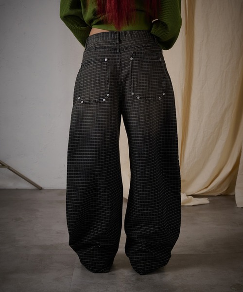 FTW（エフティダブリュー）の「CHECK DAMAGE PANTS（デニムパンツ・レディース・ブラック・SMALL/MEDIUM/LARGE）」の13枚目の写真