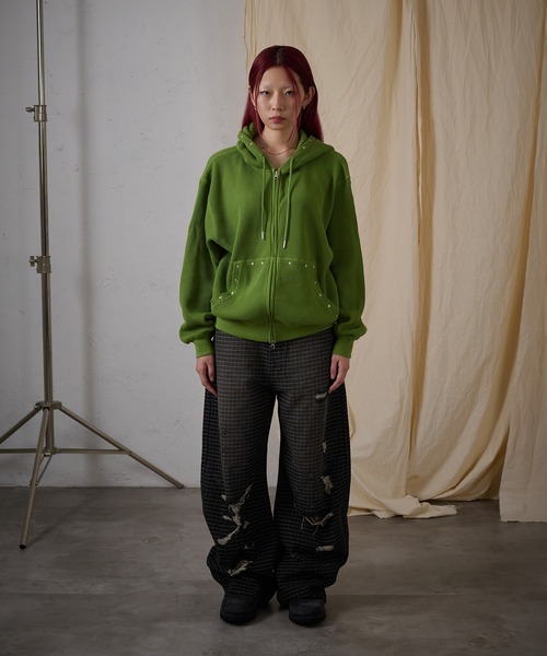 FTW（エフティダブリュー）の「CHECK DAMAGE PANTS（デニムパンツ・レディース・ブラック・SMALL/MEDIUM/LARGE）」の12枚目の写真