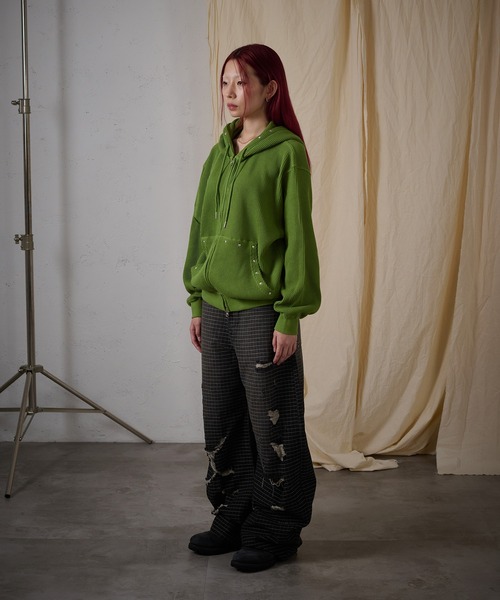 FTW（エフティダブリュー）の「CHECK DAMAGE PANTS（デニムパンツ・レディース・ブラック・SMALL/MEDIUM/LARGE）」の19枚目の写真