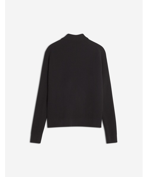 FOX HEAD WOOL RIBBED POLO JUMPER（ポロシャツ）｜Maison Kitsune