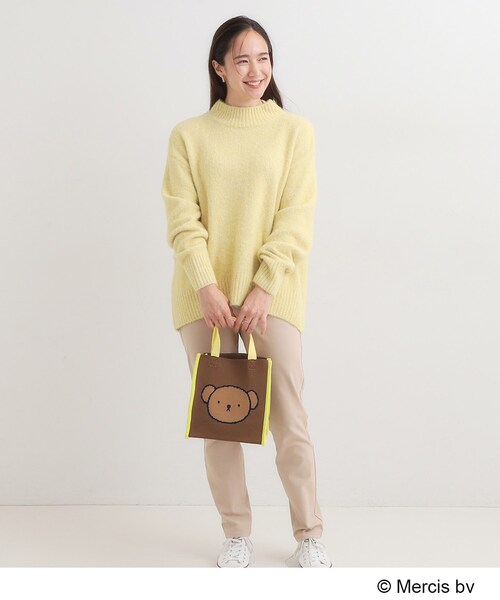 SHOO・LA・RUE（シューラルー）の「【ミッフィー】ニッティングトート（トートバッグ・レディース・イエロー系その他/レッド系1/グリーン/ダークブラウン・00）」の8枚目の写真