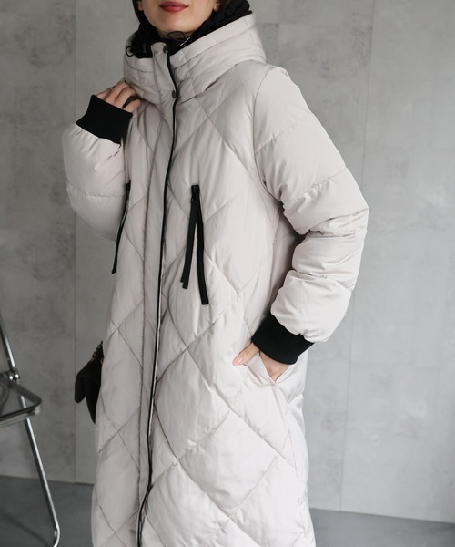 セール】＜sakishimatokyo premium＞配色使い キルティングダウン