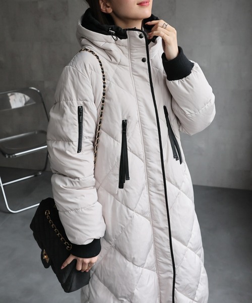 セール】＜sakishimatokyo premium＞配色使い キルティングダウン