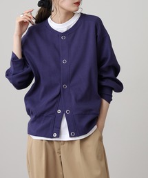 OMNES | ハニカムストレッチ袖ボリュームカーディガン(カーディガン/ボレロ)