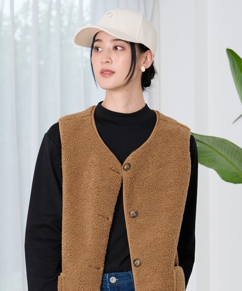 Arnold Palmer（アーノルドパーマー）の「ビッグアンブレラ ロゴ シェア キャップ（キャップ・レディース・ベージュ/ブラック/アイボリー・F）」の19枚目の写真