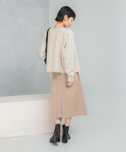 URBAN RESEARCH ROSSO WOMEN(アーバンリサーチ ロッソ)の「『UR TECH』 ジャンパーワンピース(ワンピース・レディース・ブラック/モカ/ベージュ・36/38)」の5枚目の写真