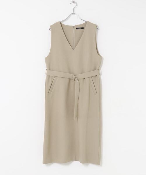 URBAN RESEARCH ROSSO WOMEN(アーバンリサーチ ロッソ)の「『UR TECH』 ジャンパーワンピース(ワンピース・レディース・ブラック/モカ/ベージュ・36/38)」の15枚目の写真